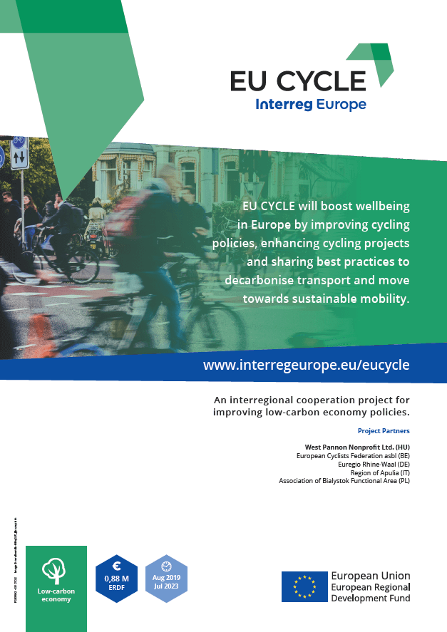 Plakat projektu EU Cycle