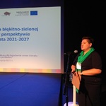 Joanna Sarosiek, Dyrektor Departamentu Rozwoju Regionalnego podczas prezentacji.